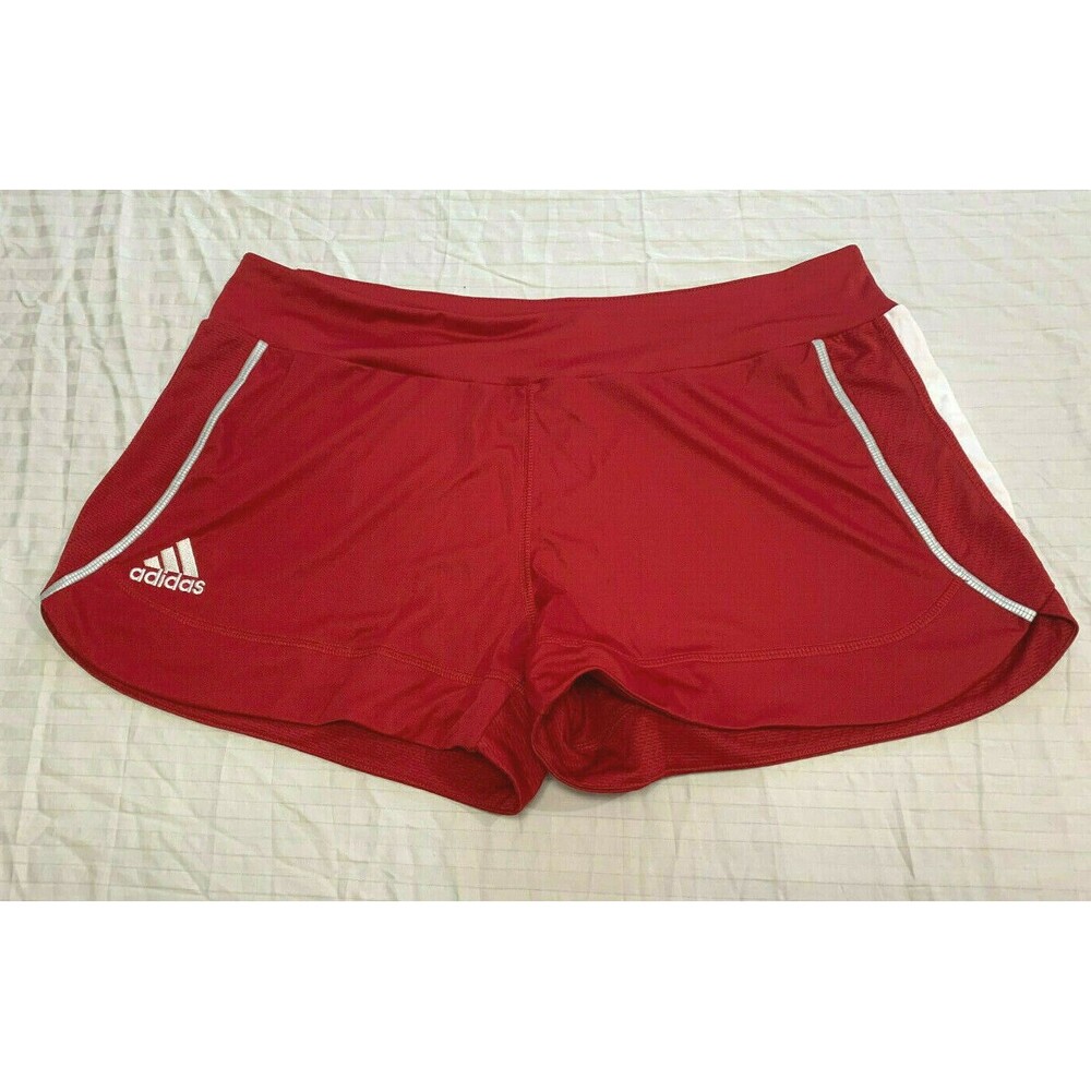 ADIDAS CLIMACOOL PULL ON WOMENS ATHLETIC SHORTS WAIST 36 IN
